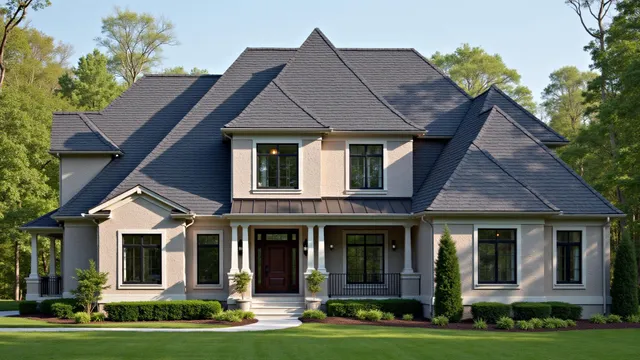 Casa com Telhado Shingle